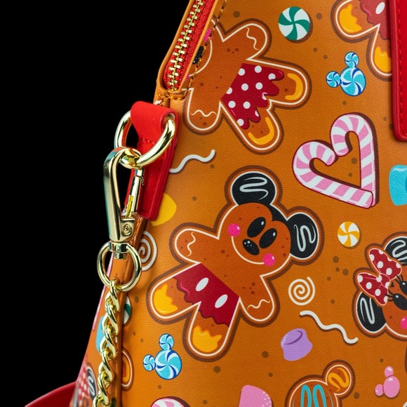 - LOUNGEFLY Disney Gingerbread Crossbody Purse - Picture 4 of 5